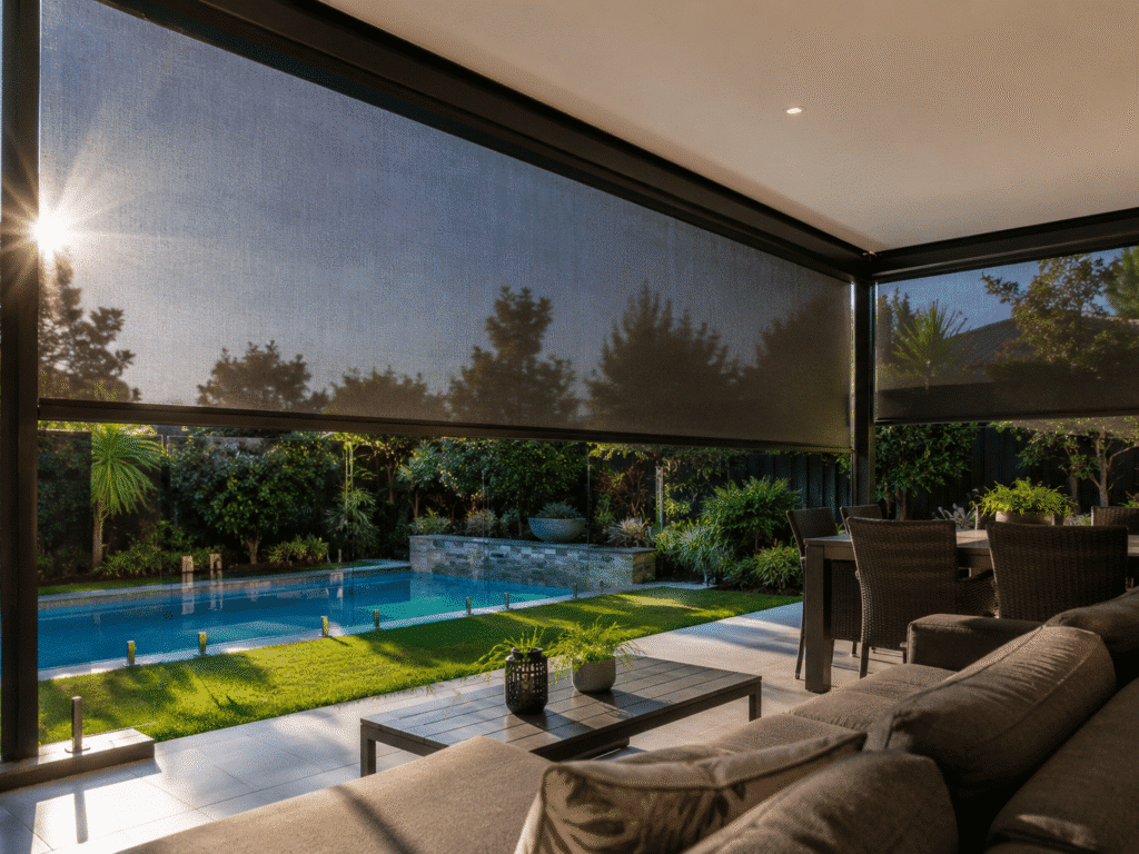 Outdoor blinds