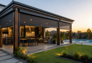 Outdoor blinds