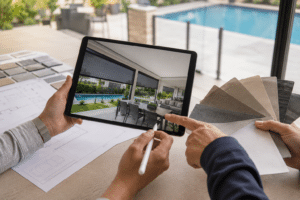 outdoor blinds visualisation